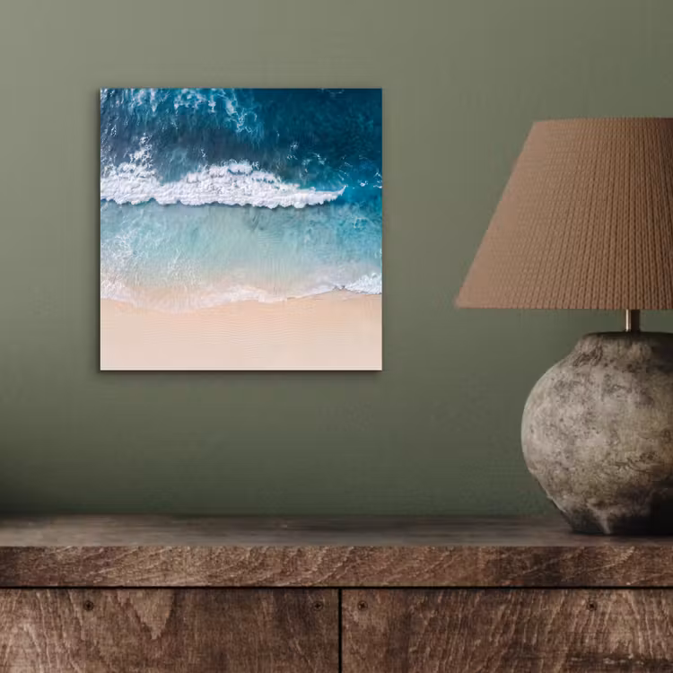 Aluminium schilderij - Strand - Zee - Golven - Natuur - Blauw — 4