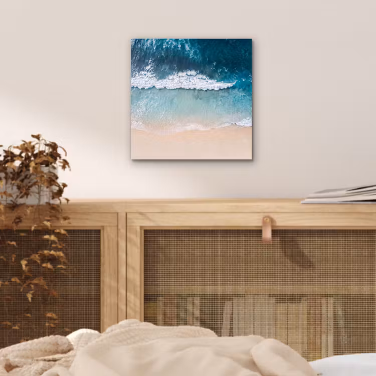 Aluminium schilderij - Strand - Zee - Golven - Natuur - Blauw — 5