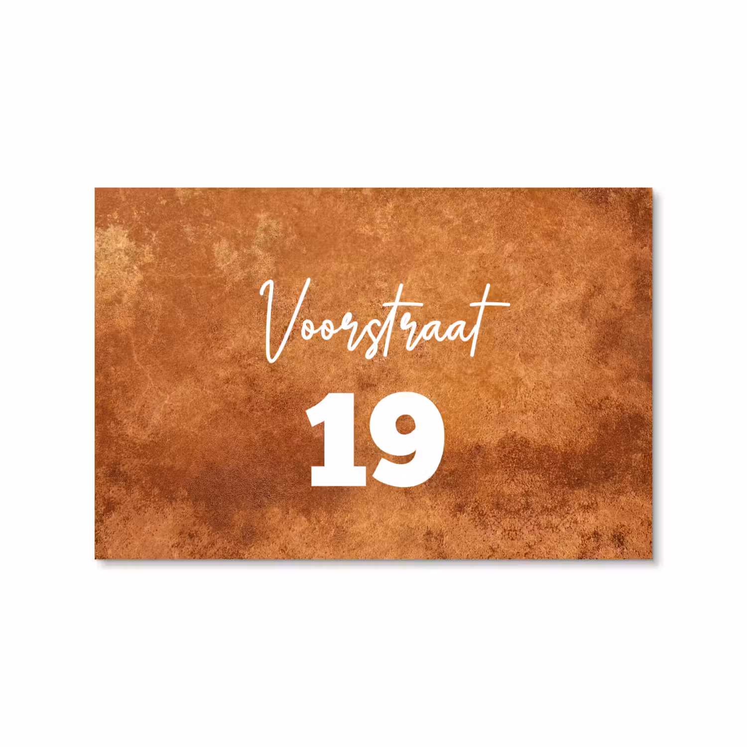 Naambord roest
